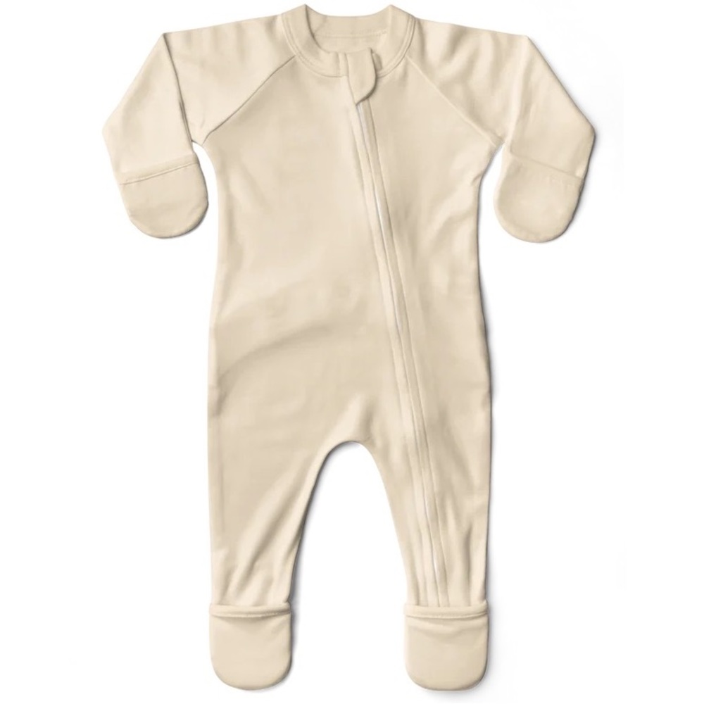 NWOT! Goumi Footie in Dune 3-6 Months